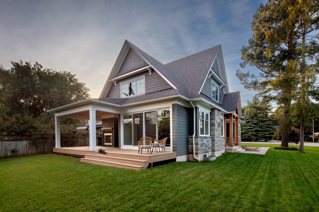 Finished home addition designed and built by Catlin in Burlington